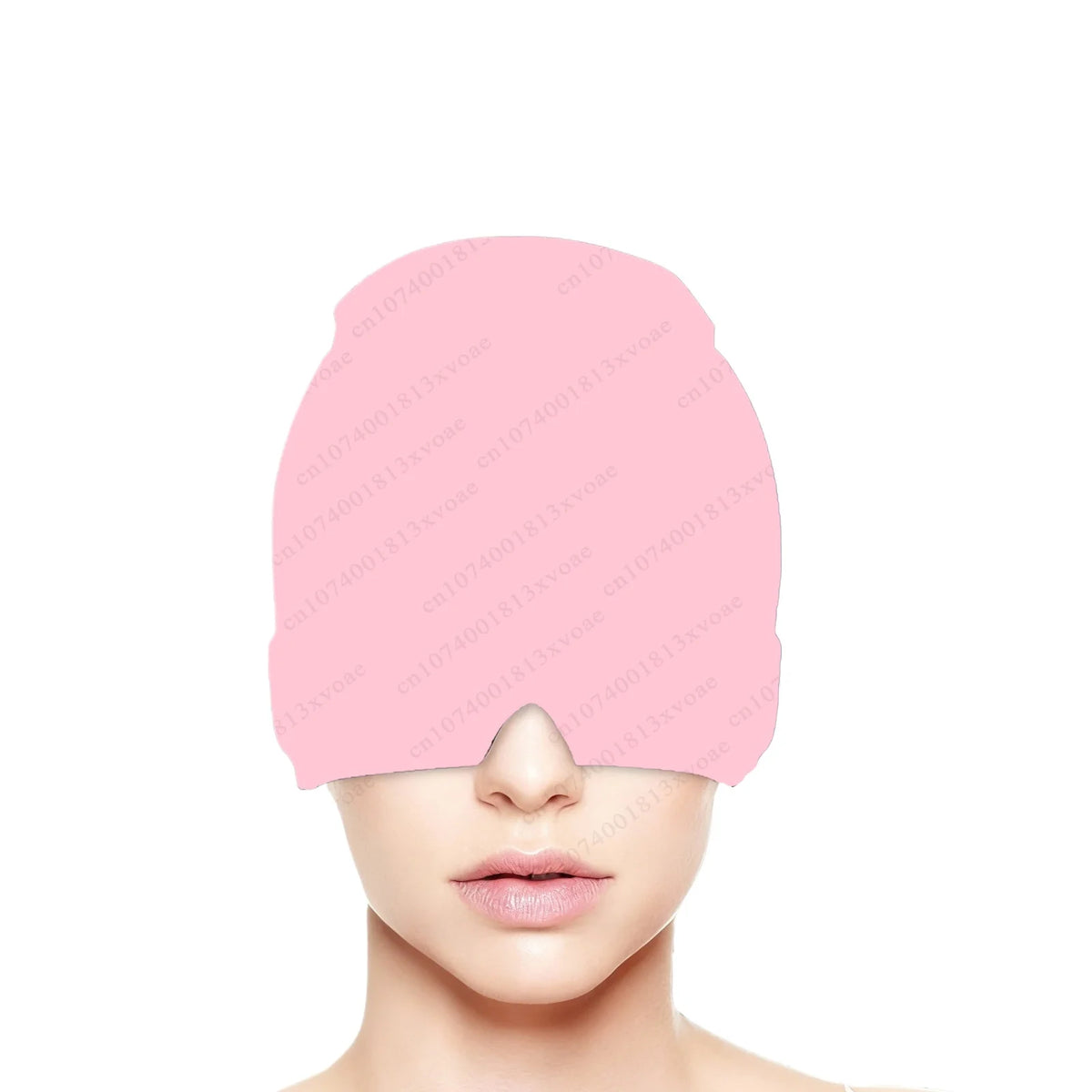 Bonnet froid relaxant en gel à couverture 360° — autre angle