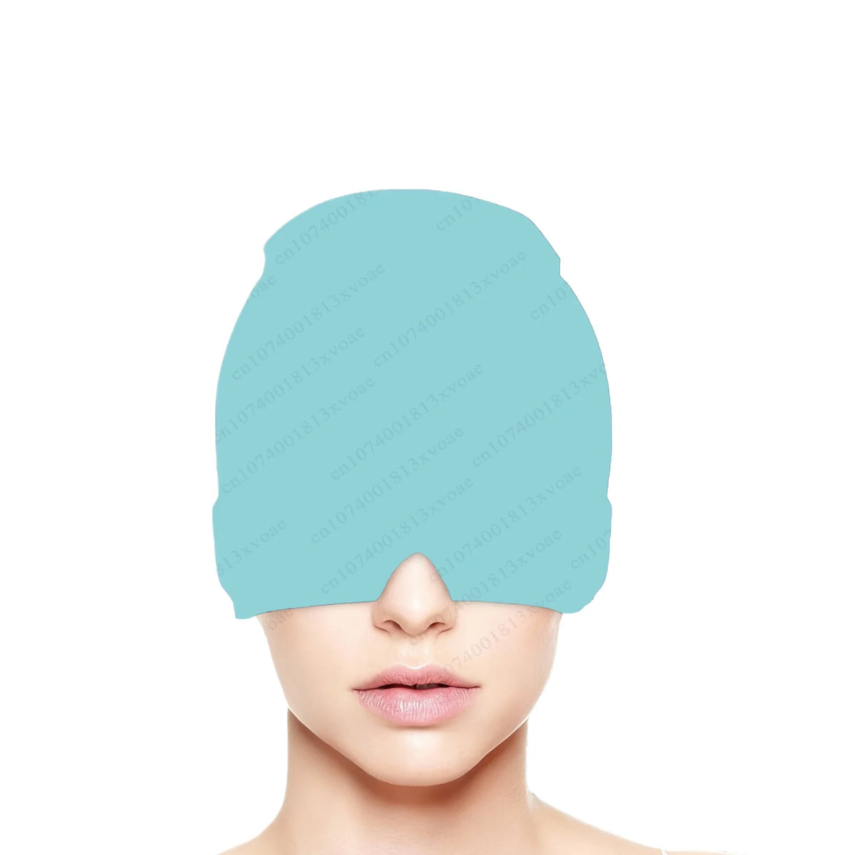 Bonnet froid relaxant en gel à couverture 360° — accessoires fournis