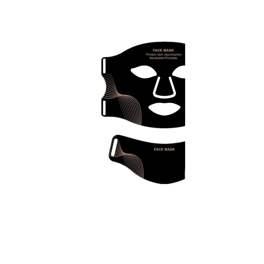 Masque LED visage et cou en silicone, luminothérapie 7 couleurs — vue principale
